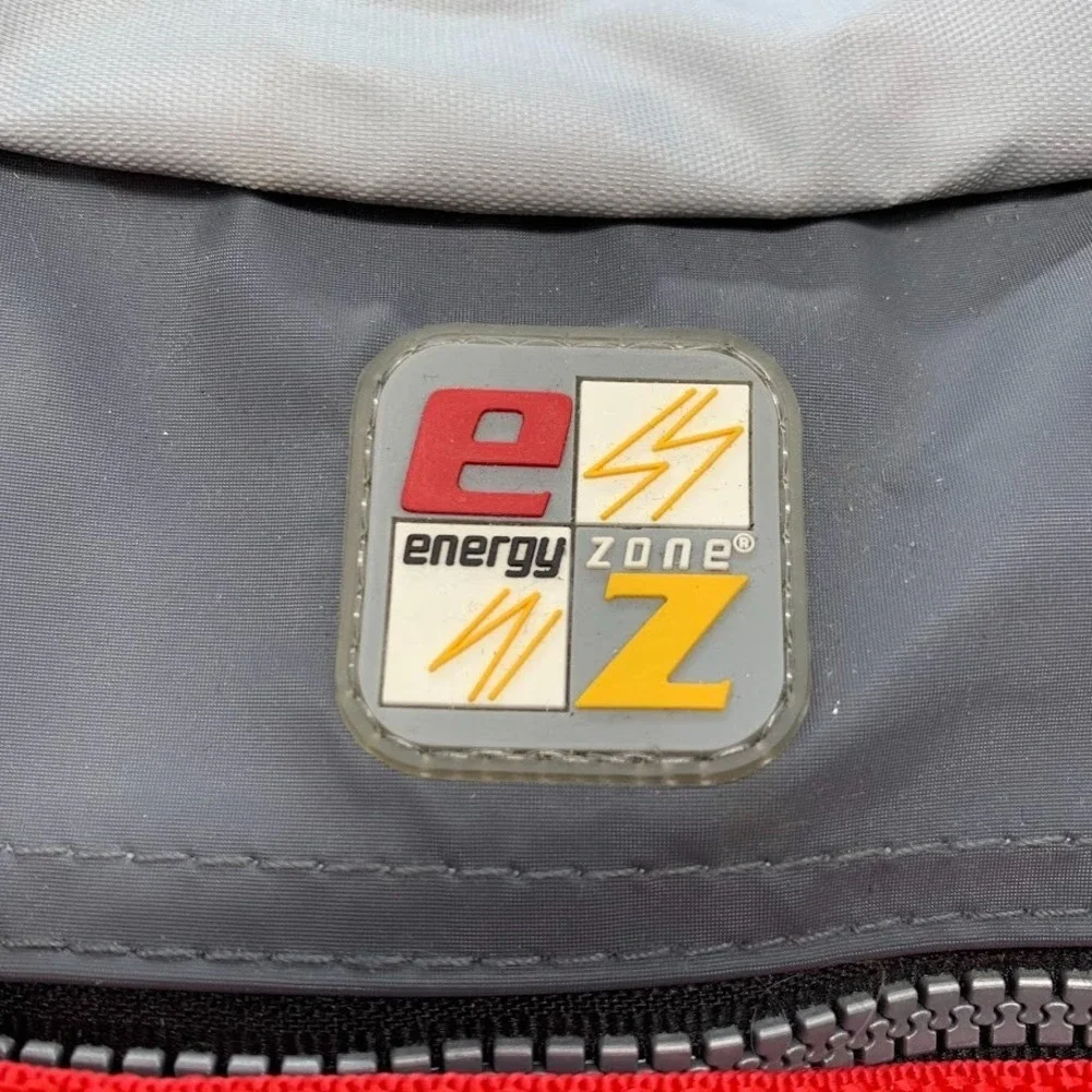 Vintage Energy Zone Nylon Gym Bag Red Small Mini Y2K‎